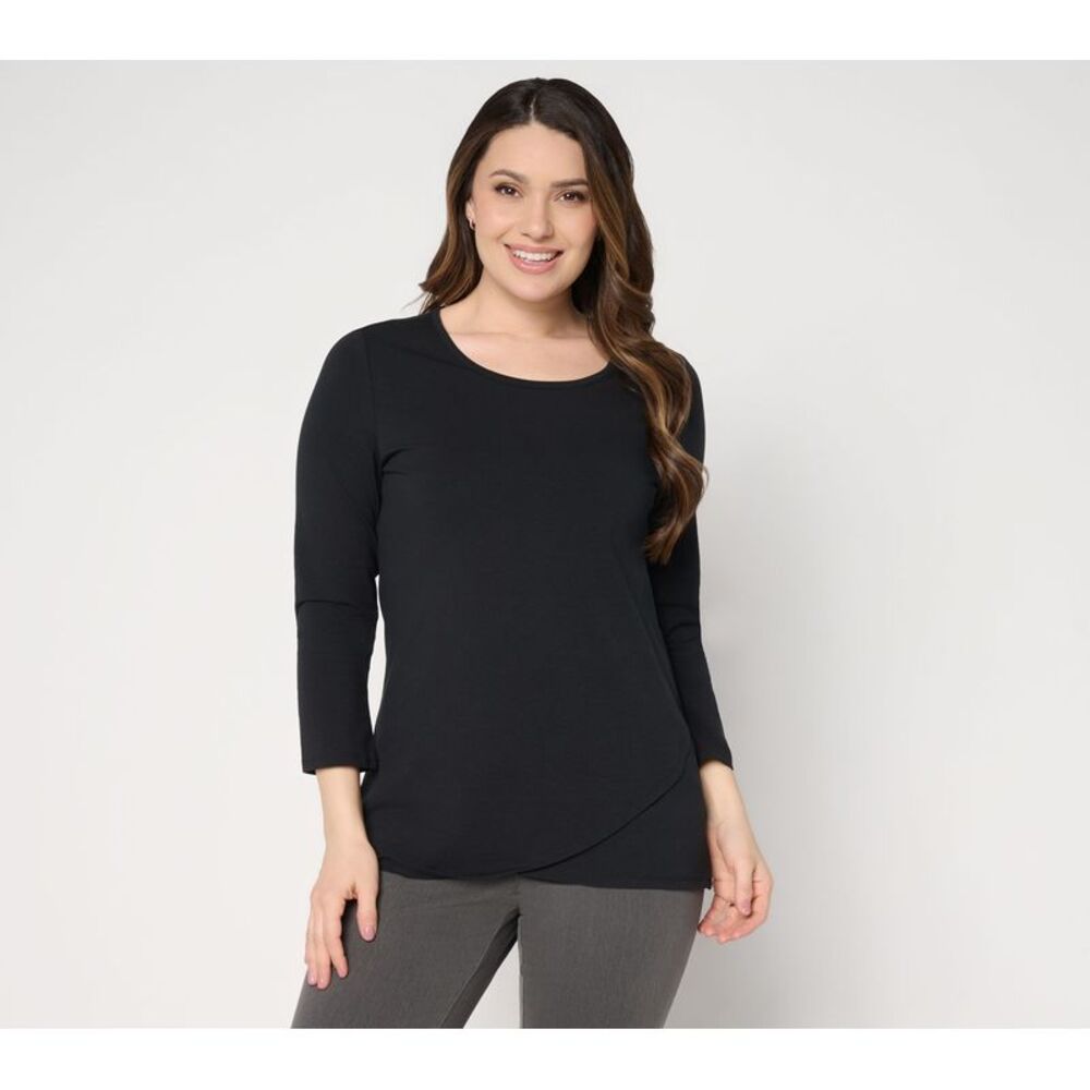 Gloria Vanderbilt Women's Top Plus Sz 2X Make Your Selection: Denim Black